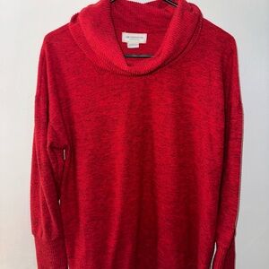 Liz Claiborne Bold Red Turtleneck Sweater